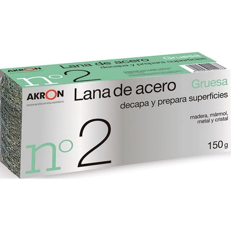 Compra LANA ACERO AKRON GRUESA 150 GR Nº 2 BARLESA 2293 al mejor precio