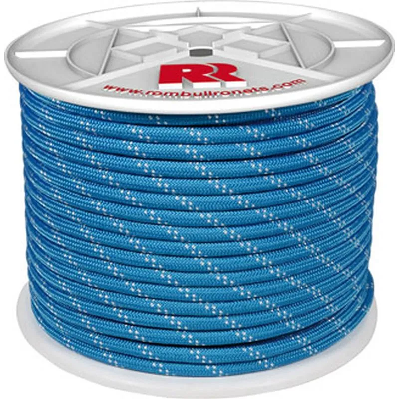 Compra CUERDA POLIESTER TRENZADO CON ALMA diametro 8 MM 200 MT AZUL ROMBULL 420012001022 al mejor precio