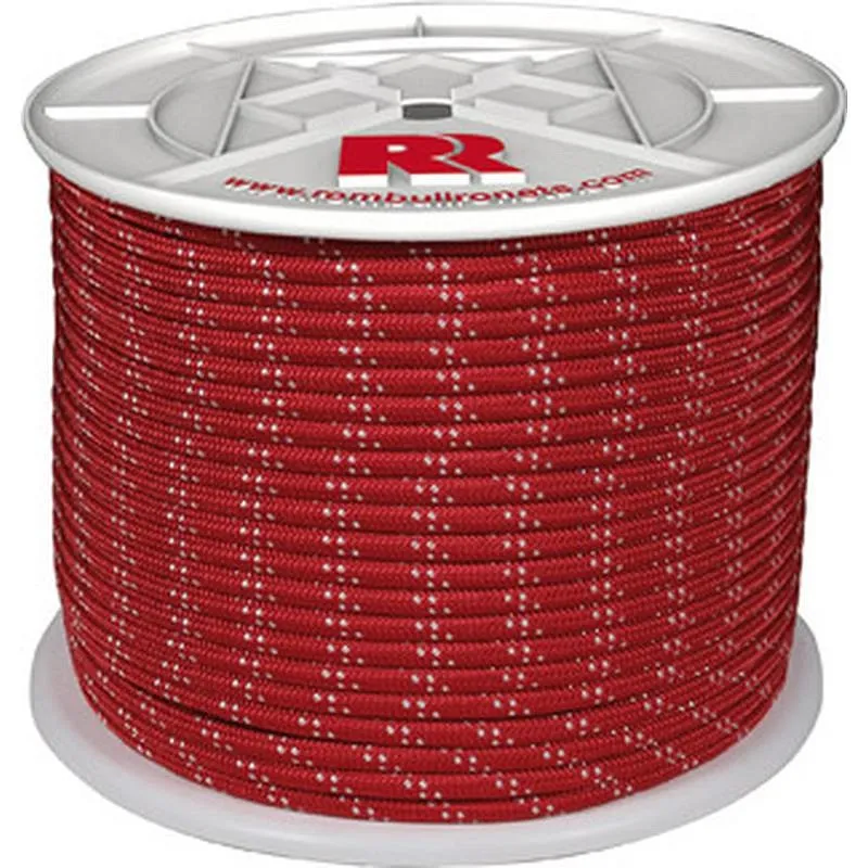 Compra CUERDA POLIESTER TRENZADO CON ALMA diametro 8 MM 200 MT ROJA ROMBULL 420012001033 al mejor precio