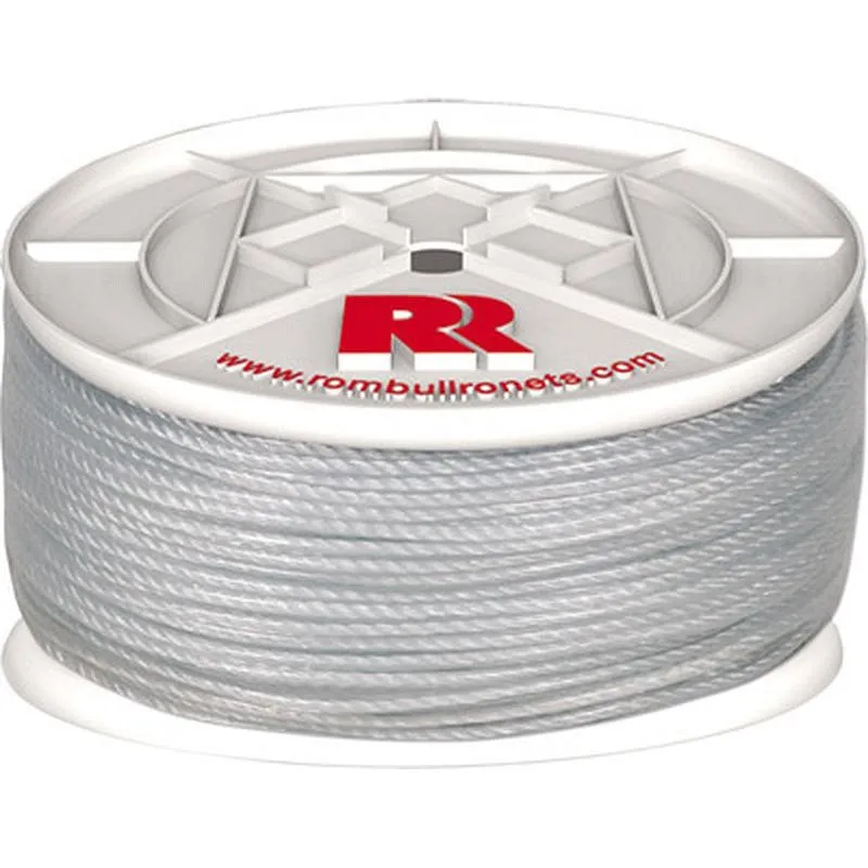 Compra CUERDA POLIETILENO CABLEADA PLASTIFICADA 4 C diametro 5MM 100 MT BLANCO ROMBULL 459009000944 al mejor precio