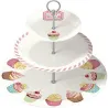 Compra BANDEJA CON SOPORTE 3 ALTURAS FIRST 5130525-CUPCAKES 5130525-CUPCAKES al mejor precio