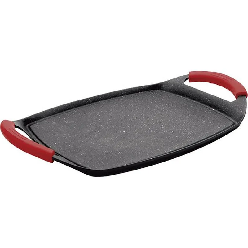 Compra PLANCHA GRILL ECO PIEDRA STONE 29 X 22,5 CM INDUCCION LACOR 25536 al mejor precio