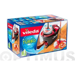 Compra CUBO CON ESCURRIDOR CENTRIFUGO TURBO VILEDA 77104 al mejor precio