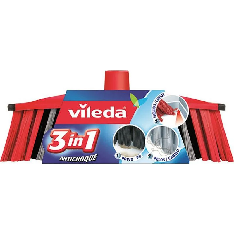 Compra ESCOBA ANTIGOLPES SIN PALO 3 EN 1 VILEDA 77633 al mejor precio