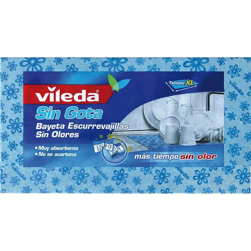 Compra BAYETA ESCURREVAJILLAS SIN GOTA 60X39 CM VILEDA 77613 al mejor precio