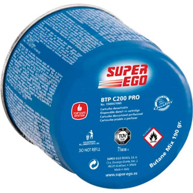 Compra CARTUCHO GAS PERFORABLE 190 GR C200 PRO SUPER- EGO 1500001065 al mejor precio