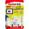 Compra FIJA CUADROS 8 UDS BLANCO FISCHER 522206 al mejor precio