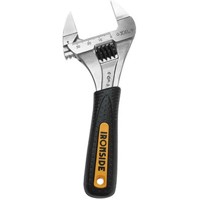 Compra LLAVE AJUSTABLE SUPER APERTURA 34 MM. 6" - 150 MM BOCAS XTRA FINAS, ACERO CROMO VANADIO IRONSIDE 100424 al mejor precio