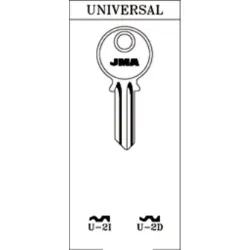 LLAVE ACERO U-2D JMA U-2D