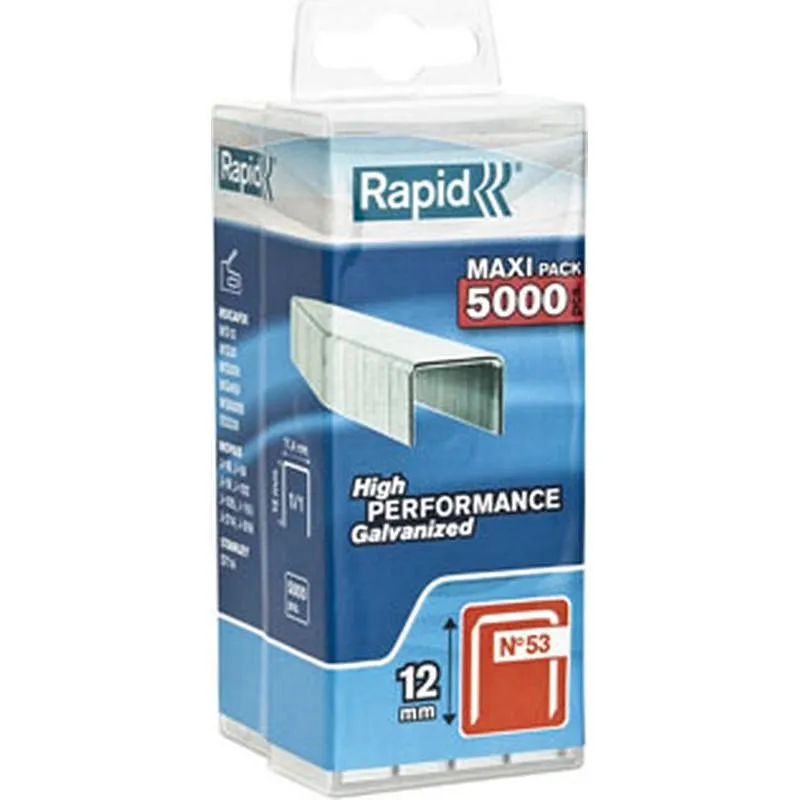 Compra GRAPAS 53/12 MM ACERO GALVANIZADO 5.000 UDS IRONSIDE 40303086 al mejor precio