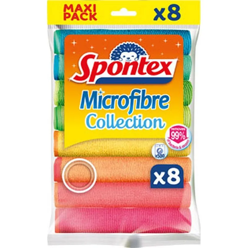 Compra BAYETA MICROFIBRA (8 UDS) MAXI PACK SPONTEX 19780027 al mejor precio