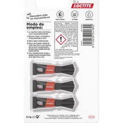 Compra ADHESIVO INSTANTANEO SUPER GLUE-3 MINI TRIO POWERFLEX 3 X 1 GR LOCTITE 2640066 al mejor precio