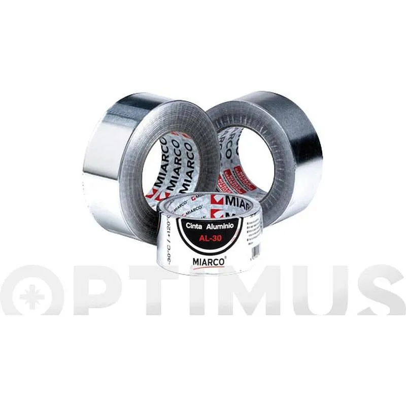 Compra CINTA ALUMINIO 30 MICRAS 10 M X 50 MM MIARCO 10665 al mejor precio