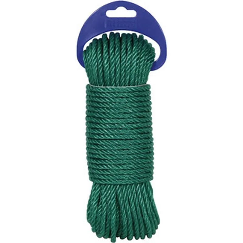 Compra CUERDA POLIETILENO CABLEADA 4 CABOS diametro 5 MM 20 MT VERDE ROMBULL 434309001811 al mejor precio