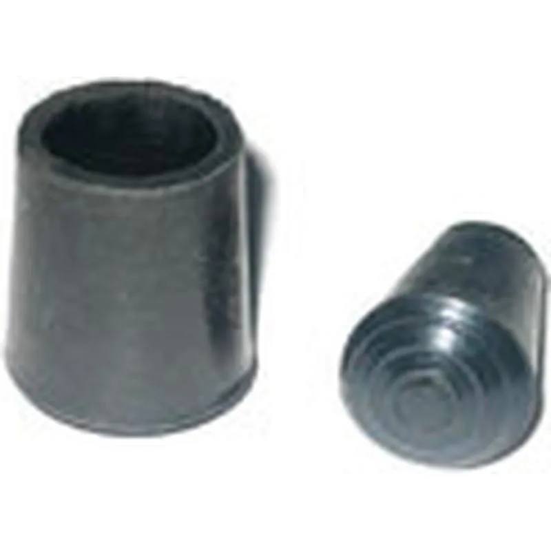 Compra CONTERA REDONDA EXTERIOR GOMA ANDADOR (2 UNIDADES) 25 MM NEGRA SYSFIX 5170602 al mejor precio