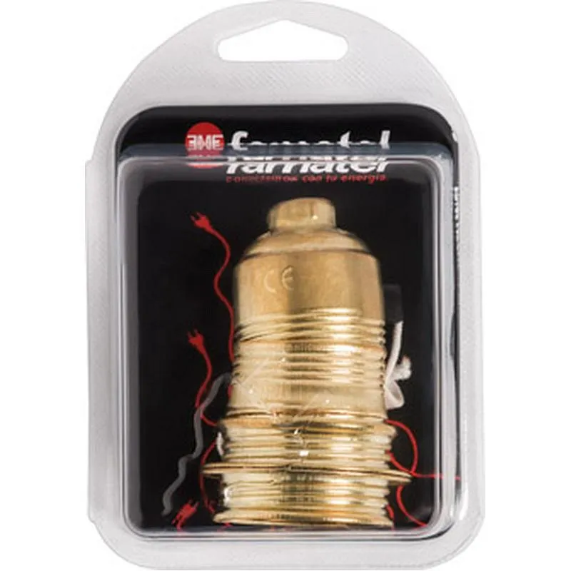 Compra PORTALAMPARAS CON INTERRUPTOR E-27 METAL CON ARANDELA FAMATEL 305.1 al mejor precio