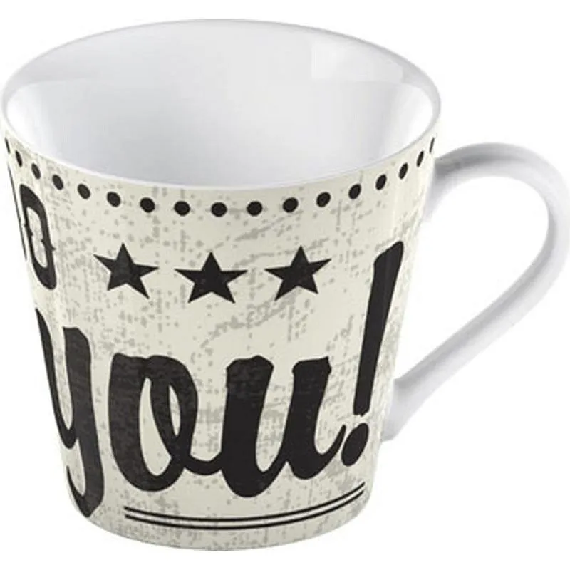 Compra MUG FINE CHINA I DO LOVE YOU BLANCO 5129768 al mejor precio