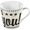 Compra MUG FINE CHINA I DO LOVE YOU BLANCO 5129768 al mejor precio