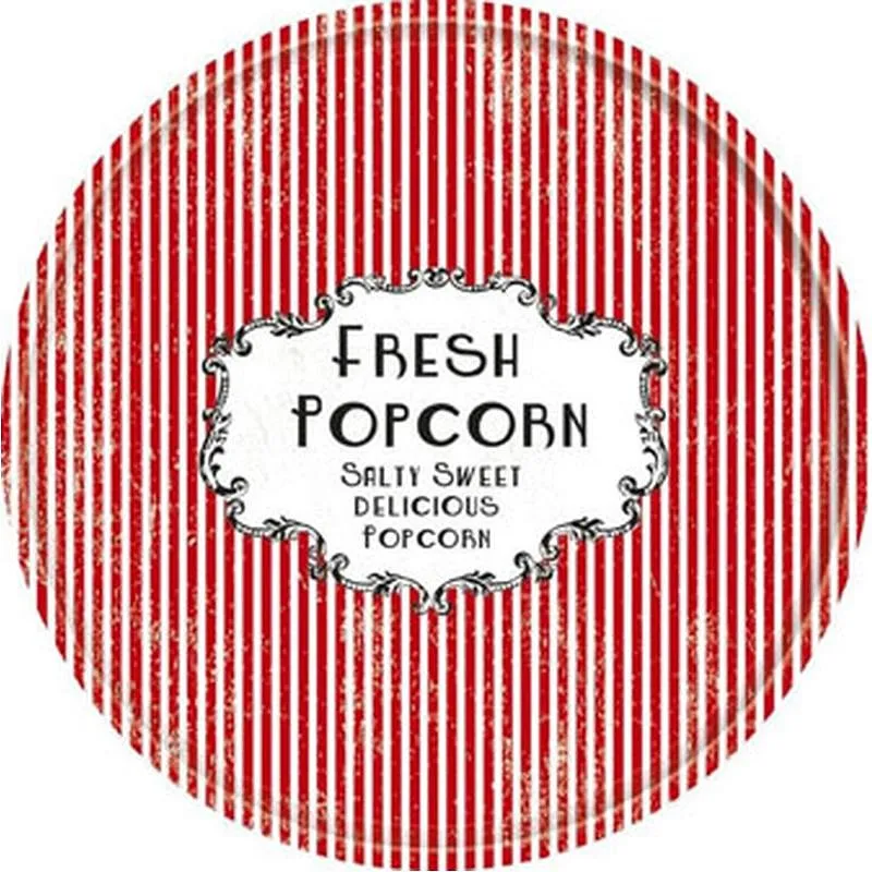 Compra BANDEJA DECORADA POPCORN diametro 30CM 5138871 al mejor precio