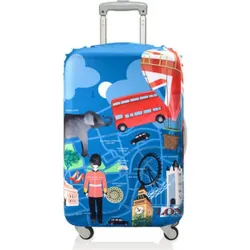 FUNDA MALETA DECORADA 58X65...