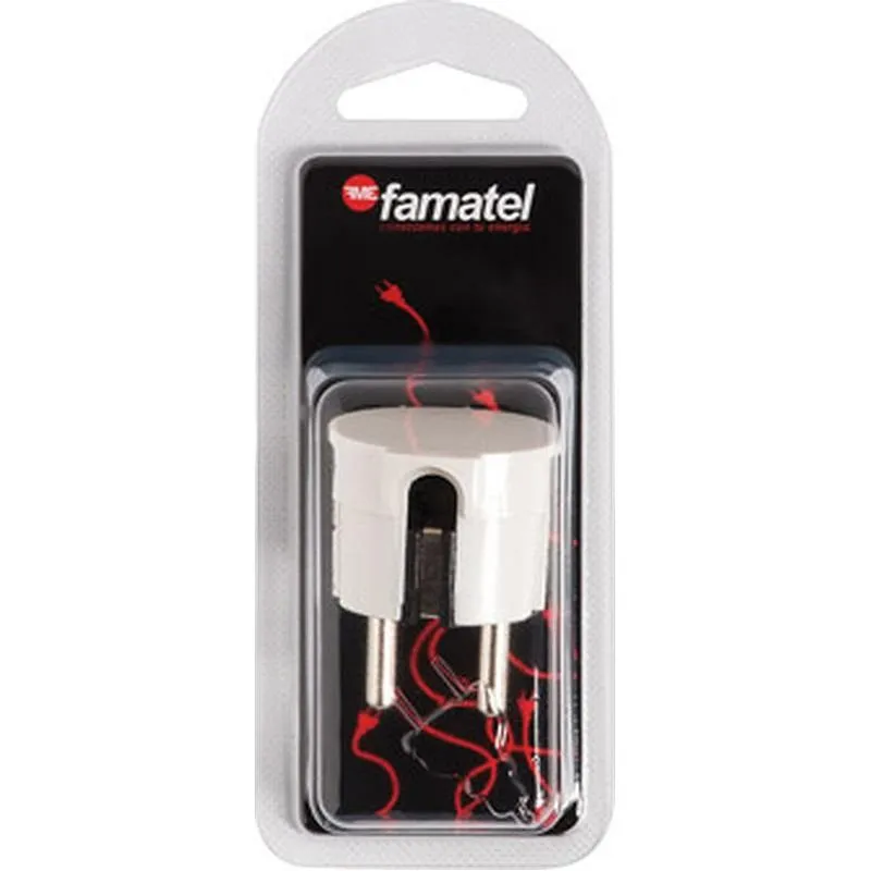 Compra CLAVIJA 10/16A SAL.LAT BLANCO FAMATEL 1102.1 al mejor precio