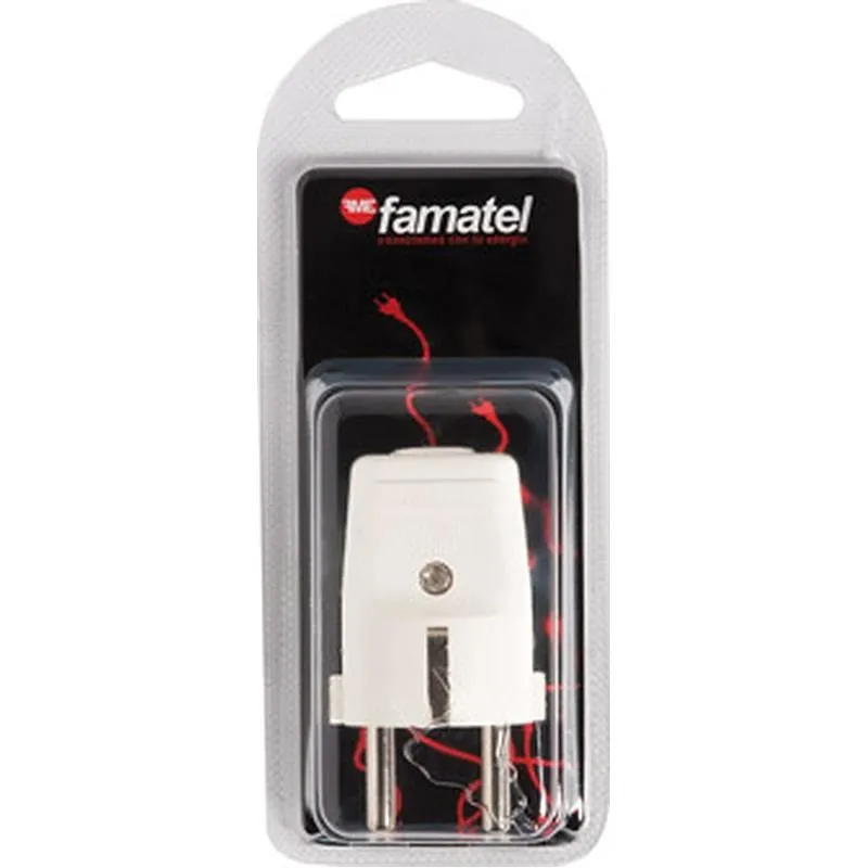 Compra CLAVIJA 10/16A BLANCO FAMATEL 1101.1 al mejor precio