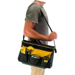 Compra BOLSA HERRAMIENTAS TAPA PLANA 230 X 340 X 250 MM NEGRA STANLEY STST1-73615 al mejor precio