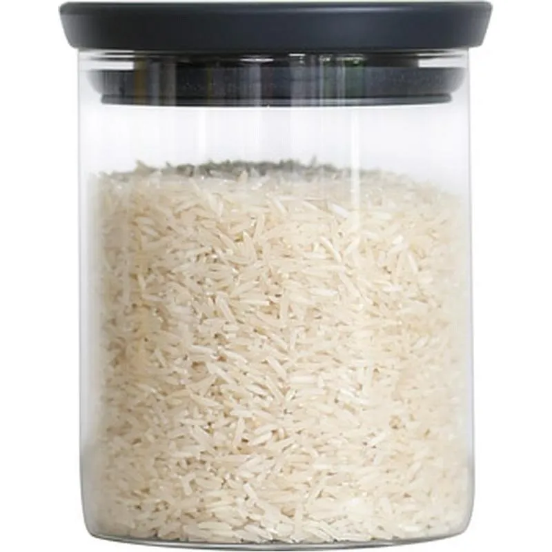 Compra BOTE APILABLE CRISTAL TAPA GRIS 0,7 L BRABANTIA 298288 al mejor precio