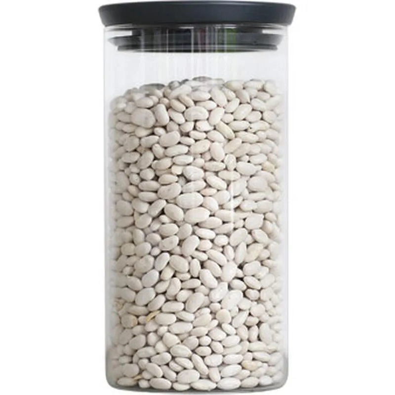 Compra BOTE APILABLE CRISTAL TAPA GRIS 1,1 L BRABANTIA 298264 al mejor precio