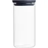 Compra BOTE APILABLE CRISTAL TAPA GRIS 1,1 L BRABANTIA 298264 al mejor precio