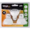Compra BOMBILLA LED DICROICA (PACK 3 UNIDADES) GU10 LUZ CALIDA 360LM 4W MEGALED HIGH POWER al mejor precio