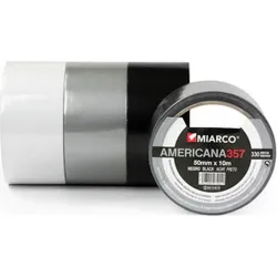 Compra CINTA AMERICANA 357 10 M X 50 MM NEGRO MIARCO 36082 al mejor precio