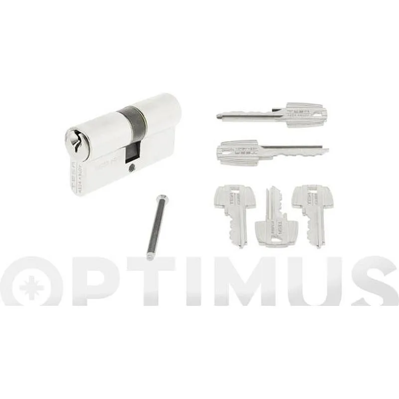 Compra CILINDRO TE5 LEVA CORTA 35-35 NIQUEL, 3 LLAVES TESA 52003535N al mejor precio