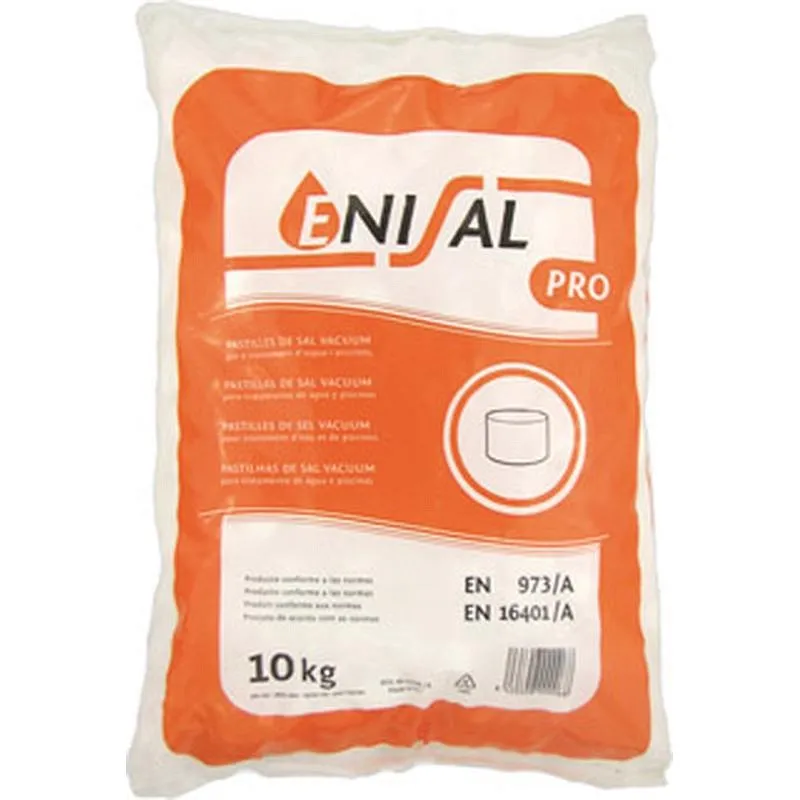 Compra SAL REFINADA VACUUM DESCALCIFICADOR 10KG / PASTILLAS ENISA 3111 al mejor precio