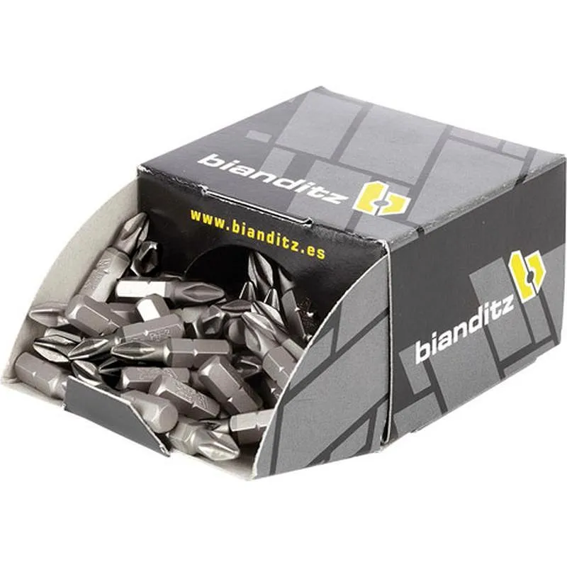 Compra PUNTA ATORNILLAR POZI 1/4 2 X 50 MM BIANDITZ 239302 al mejor precio