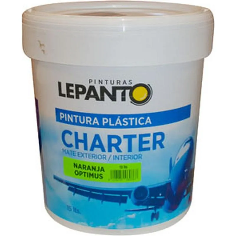 Compra PINTURA PLASTICA EXTERIOR INTERIOR OPTIMUS 15 L NARANJA OPTIMUS 06036 al mejor precio