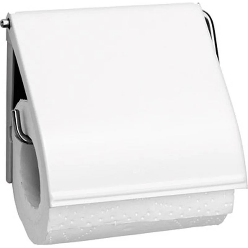 Compra PORTARROLLO WC CON TAPA BLANCO BRABANTIA 414565 al mejor precio