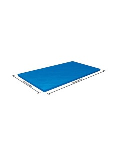 Compra Cobertor de invierno para piscina rectangular marco metálico 400x211 cm BESTWAY 58107 al mejor precio