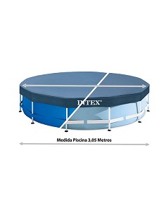 Compra Cobertor de invierno para piscina redonda metal frame intex diámetro 305 cm INTEX 50966 al mejor precio