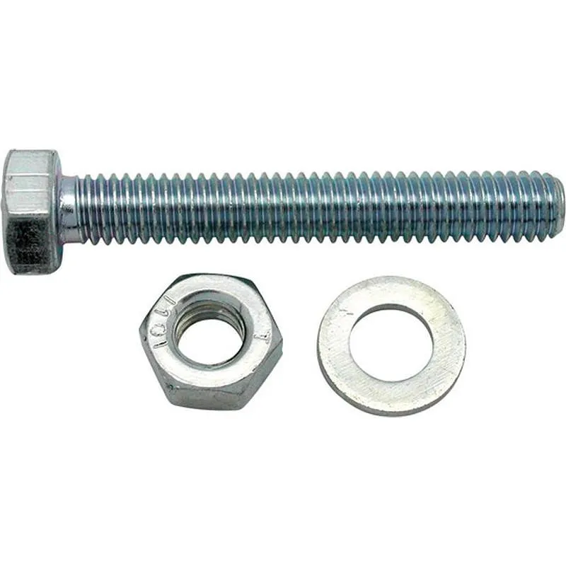 Compra TORNILLO CABEZA CILINDRICA+TUERCA+ARANDELA 9 UDS M-4 X 30 MM FER 28957 al mejor precio