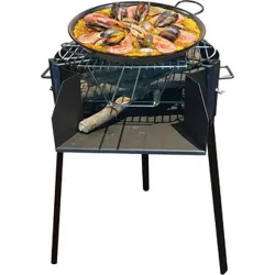 BARBACOA CARBON-LEÑA REDONDA diametro 60 X 75 CM IMEX EL ZORRO 71582