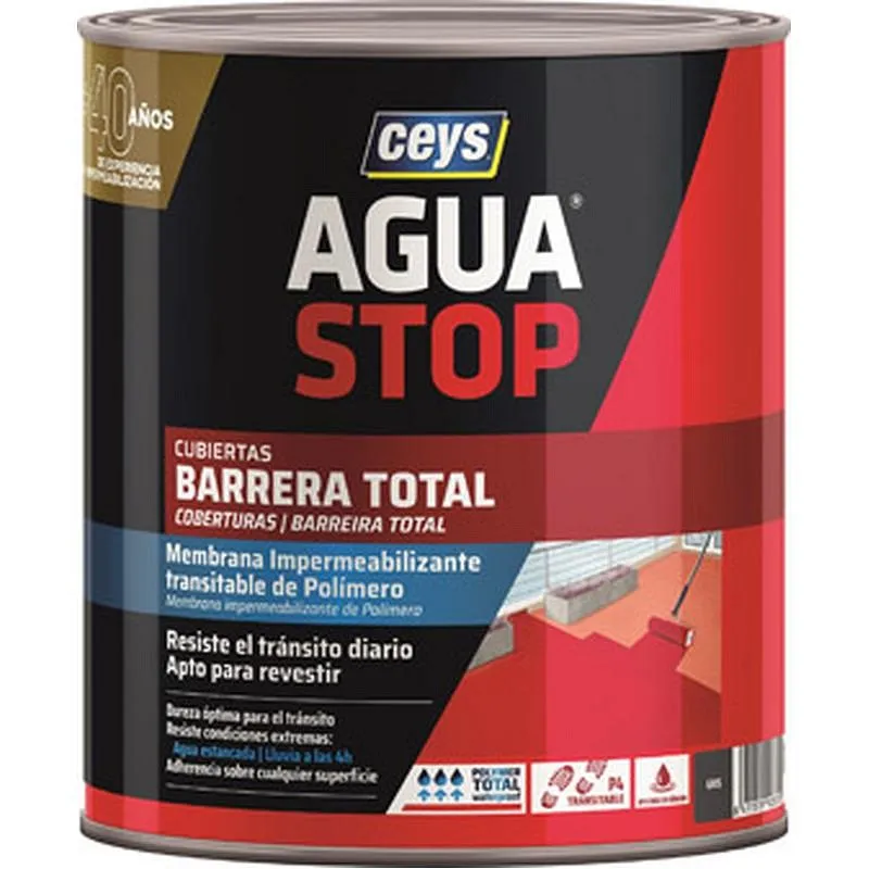 Compra MEMBRANA ANTIHUMEDAD AGUASTOP BARRERA TOTAL 1 KG GRIS CEYS 902831 al mejor precio