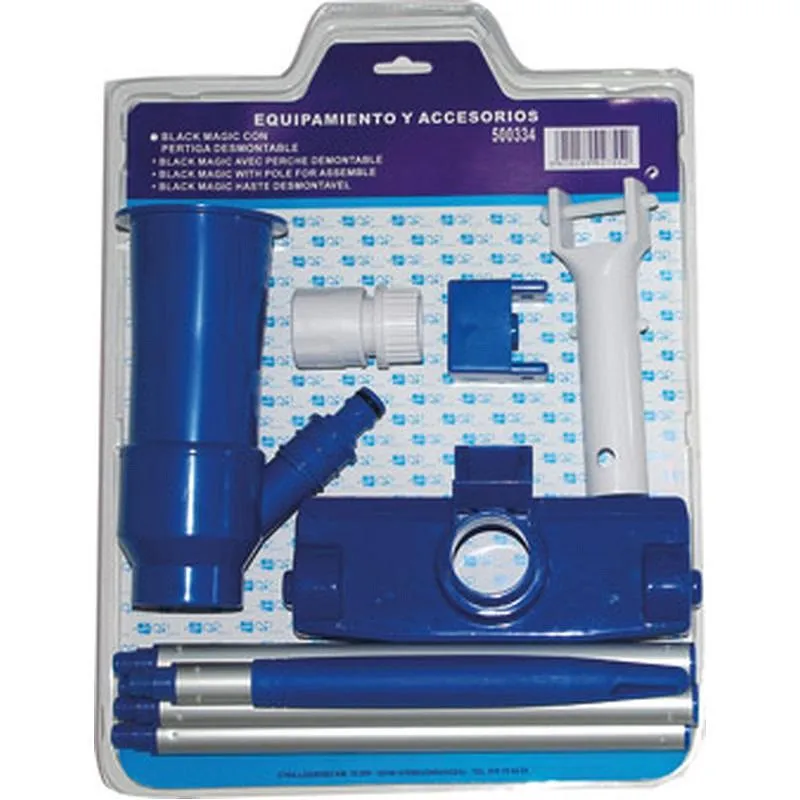 Compra LIMPIAFONDOS MANUAL PARA MANGUERA JARDIN BLACK MAGIC CON PERTIGA QP 500334 al mejor precio