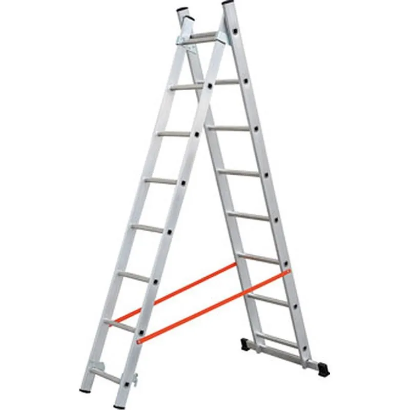 Compra ESCALERA ALUMINIO PROFESIONAL DOBLE COMBINADA 2X10 PELDAÑOS KYLATE AL320 al mejor precio