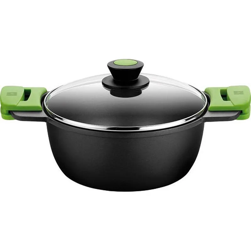 Compra CAZUELA ALTA ALUMINIO FUNDIDO TAPA CRISTAL PRIOR 32 CM INDUCCION BRA A400332 al mejor precio