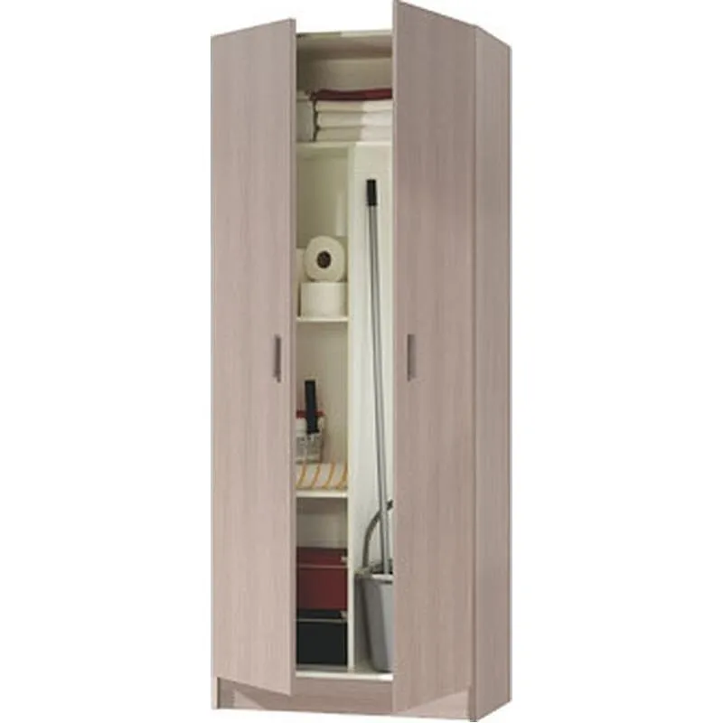 Compra ARMARIO MULTIUSO ESCOBERO ROBLE 180 X 73 X 37 CM FOREX 7142 R al mejor precio