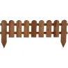 Compra BORDURA MINIVALLA PANORAMA MARRON 28 X 110 CM POSTE FIJACION 45 CM FOREST 39 al mejor precio