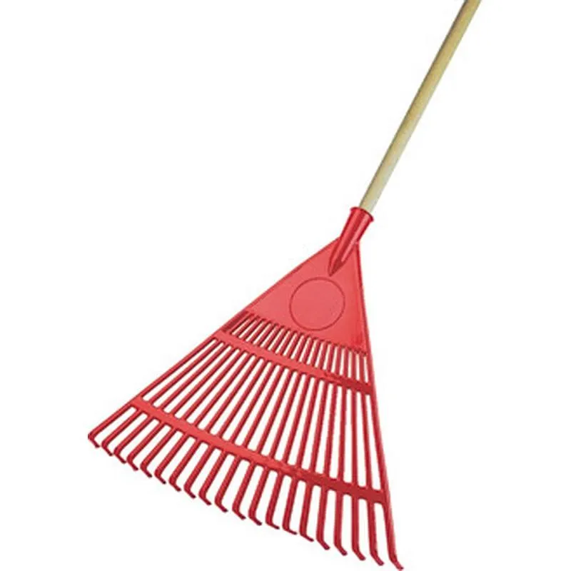 Compra ESCOBA RECOGEHOJAS POLIPROPILENO 20 DIENTES 45 CM MANGO MADERA MAIOL MM935 al mejor precio