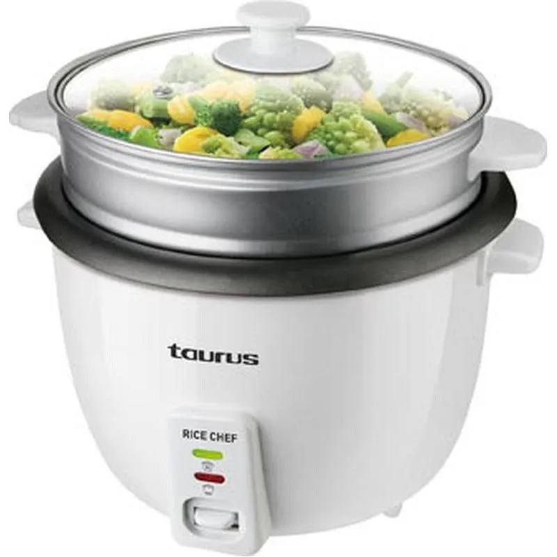 Compra ARROCERA RICE CHEF TAURUS 700 W 1.8 L 10 TAZAS TAURUS 968934000 al mejor precio