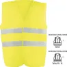 Compra CHALECO ALTA VISIBILIDAD AMARILLO TALLA XL JUBA HV714YEL/XL al mejor precio